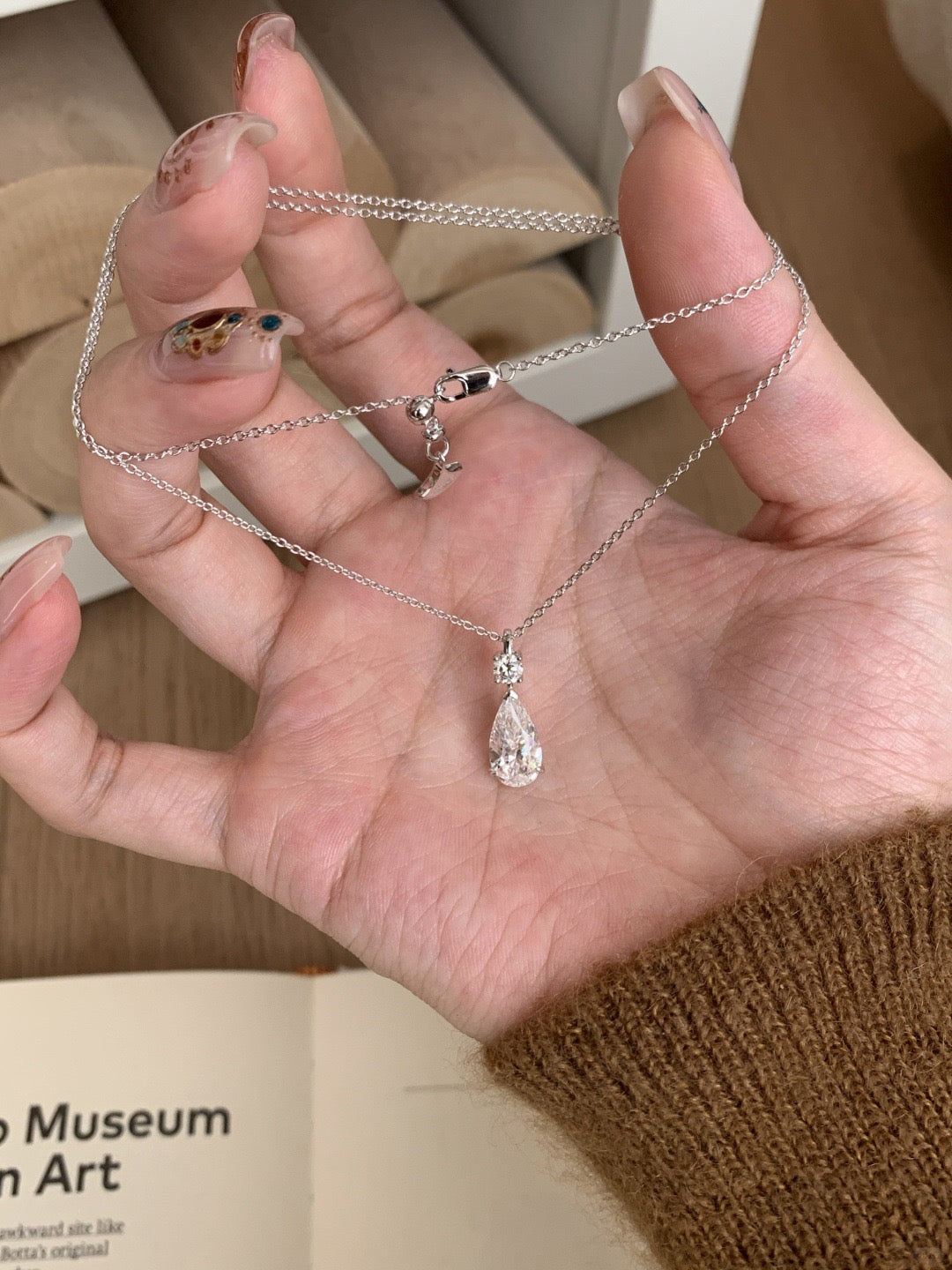 Drop Diamond Earrings displayed in CotaJewelry gift box highlighting craftsmanship
