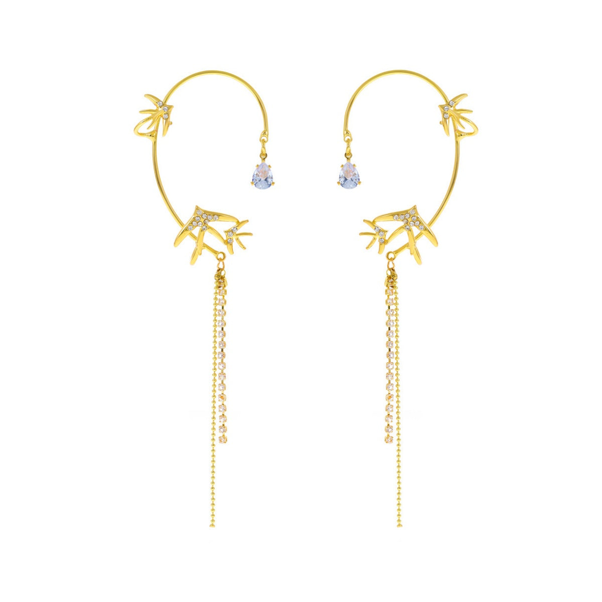 Star Swallow Ear Cuffs