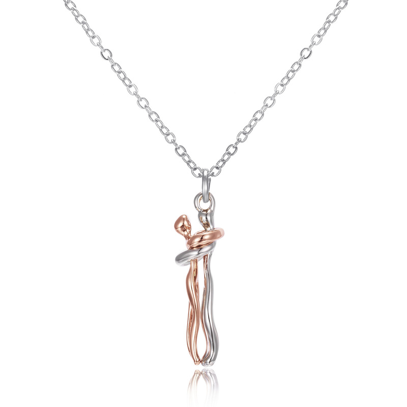 Collana con pendente Abbraccio