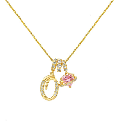 Gold Letter Necklace A to Z
