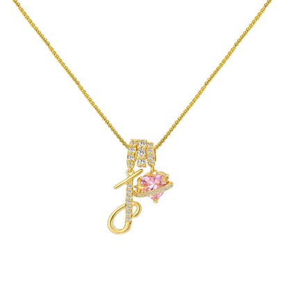 Gold Letter Necklace A to Z